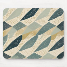 Sage Coastal Batik Parang Geométrico Inspirado