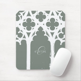 Mousepad Sage de Caligrafia Gótica Minimalista