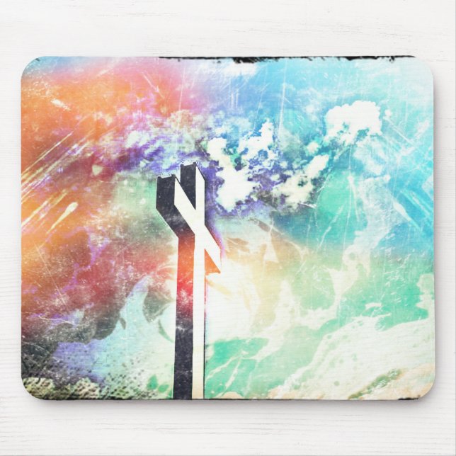 Mousepad Sagrada Cruz Pastel (Frente)