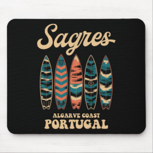 Mousepad Sagres Costa Algarve Portugal Prancha de Surfe Sur