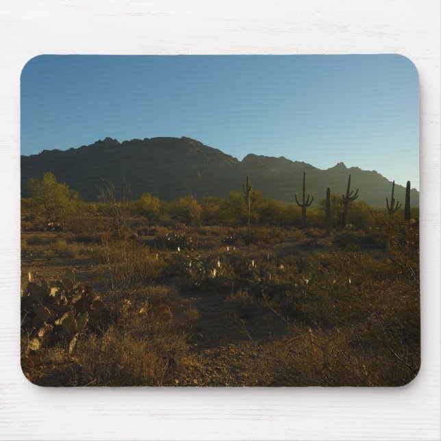 Mousepad Saguaro Sunrise no Parque Nacional de Saguaro (Frente)