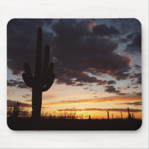 Mousepad Saguaro Sunset III Arizona Desert Landscape