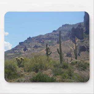 Mousepad Saguaros e montanhas