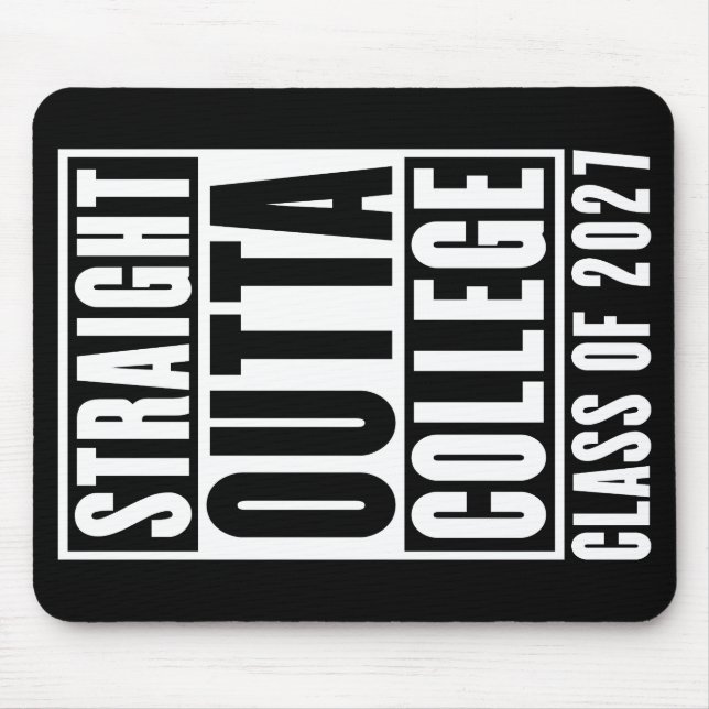 Mousepad Sai Direto da Faculdade Turma de 2027 (Frente)