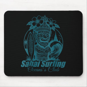 Mousepad Sai Surfing Tailândia Ocean's Club Retro Japonês W