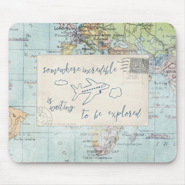 Mousepad Saia e explore de citações e trace-as (Frente)