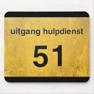 Mousepad saída de segurança OVNI