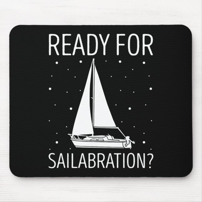 Mousepad Sailboat Ready For Celebration Barco Sai (Frente)