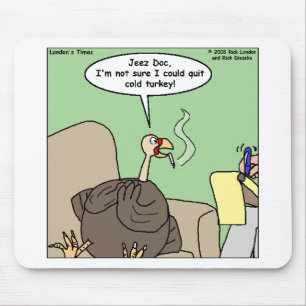 Mousepad Saindo Fumando Frio Turco Engraçados Presentes e C