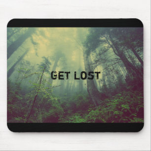 Mousepad Sair Perdido - uma floresta selvagem