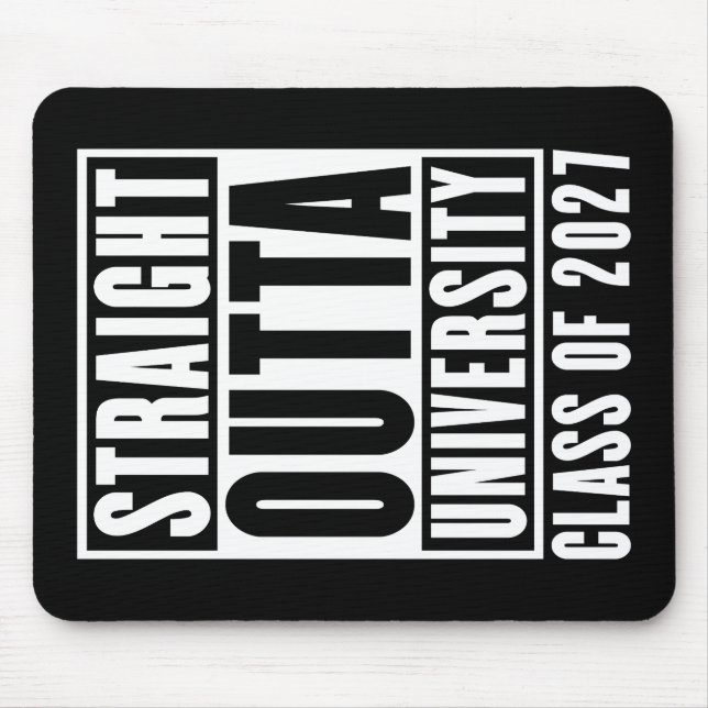 Mousepad Saiu Direto da Universidade Turma de 2027 (Frente)