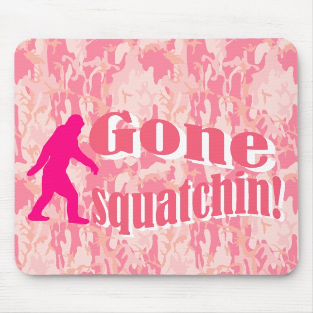 Mousepad Saiu-se a piscar na camuflagem rosa (Frente)