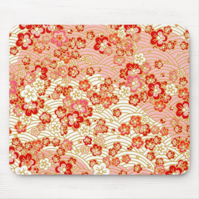 Mousepad Sakura vermelho (Frente)