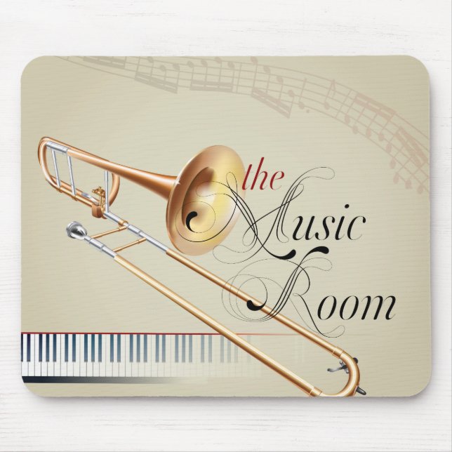 Mousepad Sala da música do Trombone (Frente)