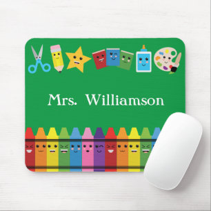 Mousepad Sala de aula de professores Kawaii
