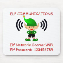 Sala de Computador Convidado do Elf Natal Wi-Fi
