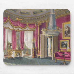 Mousepad Sala de estar cor-de-rosa do cetim (segunda vista)