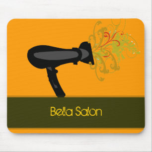 Mousepad Salão de beleza moderno da laranja da beleza