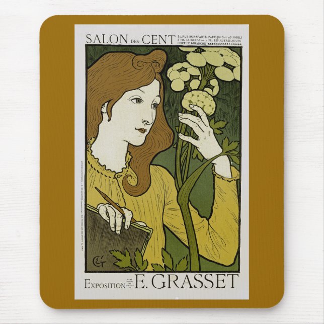 Mousepad Salão des Cent ~ Exposition de E. Grasset (Frente)