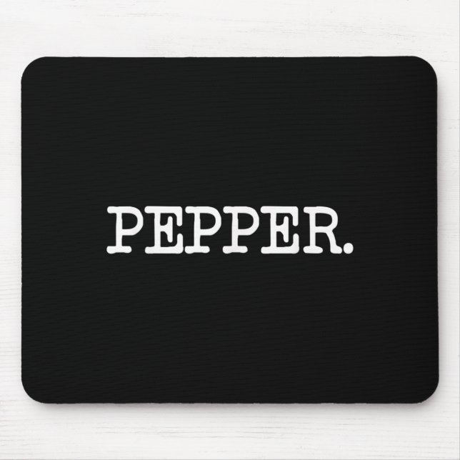 Mousepad Saleiro e PIMENTEIRA de Halloween Engraçado Combin (Frente)