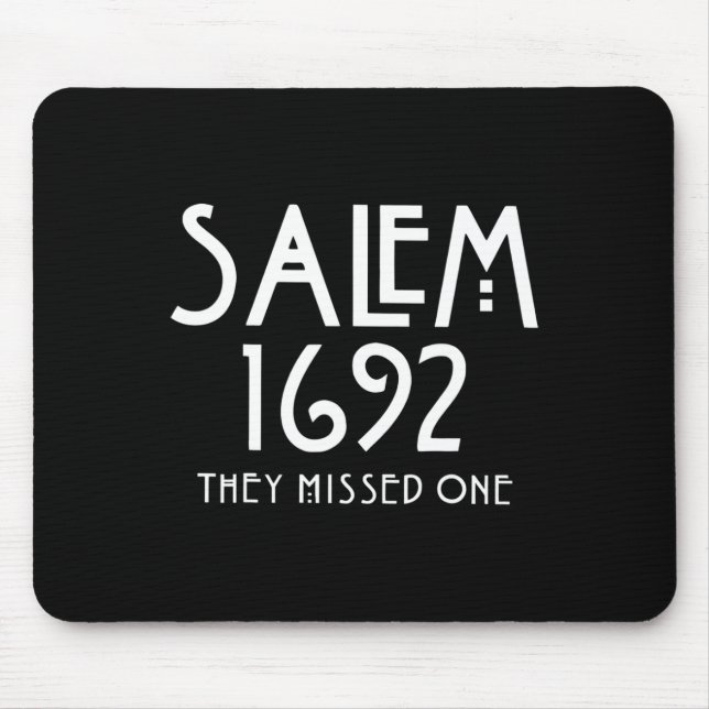Mousepad Salem 1692 Eles Perderam Um Engraçado Halloween Sa (Frente)
