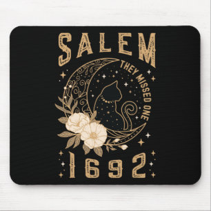 Mousepad Salem 1692 Eles Perderam Um Jato De Bruxa Negra