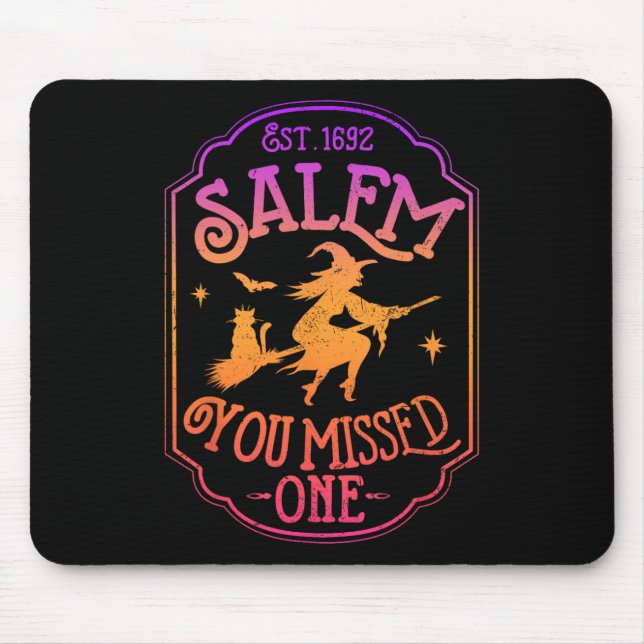 Mousepad Salem 1692 Eles Perderam Um Truque De Bruxas De Ha (Frente)