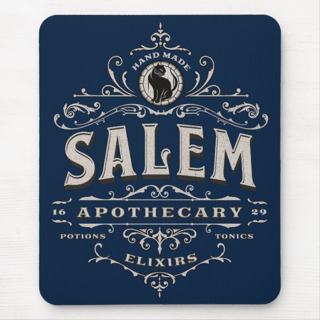 Mousepad Salem Apothecary Witchcraft Magic Elixirs (Frente)