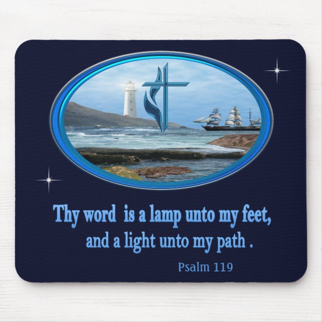 Mousepad Salm 119 Christian Clothing (Frente)