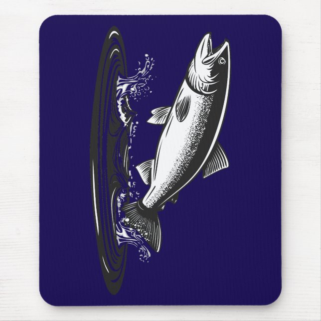 Mousepad salmão atlântico saltador (Frente)
