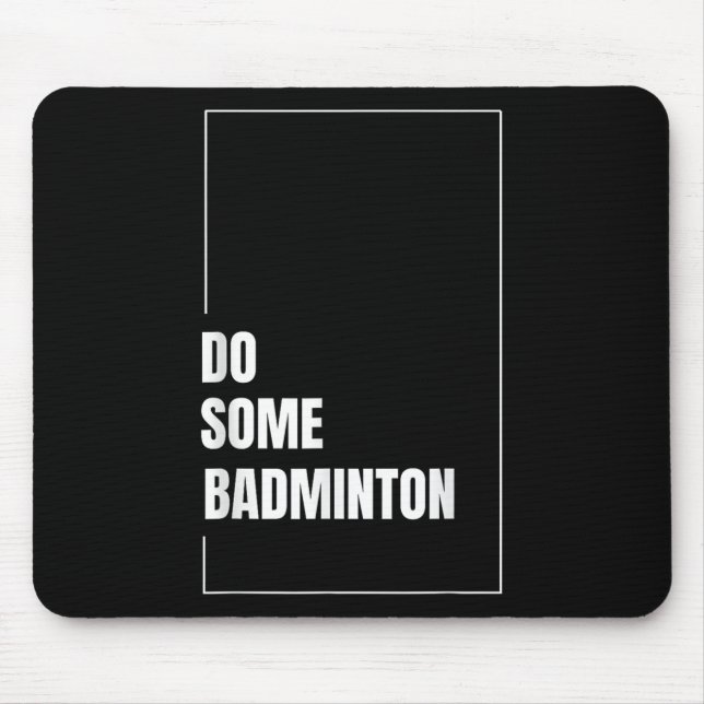 Mousepad Salmão de Badminton Shuttle Racket Joga Challe (Frente)
