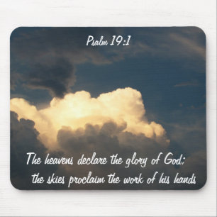 Mousepad Salmo 19:1 Glória de DEUS