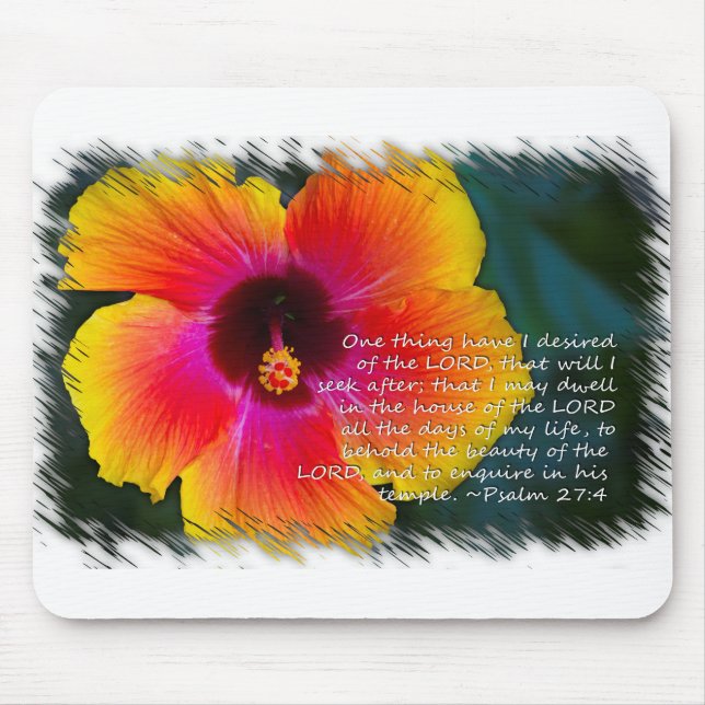 Mousepad Salmo 27:4 (Frente)