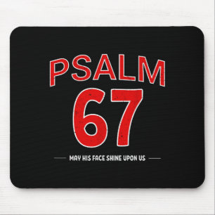 Mousepad Salmo 67 Que Seu Rosto Brilhe Sobre Nós Fé Cristã