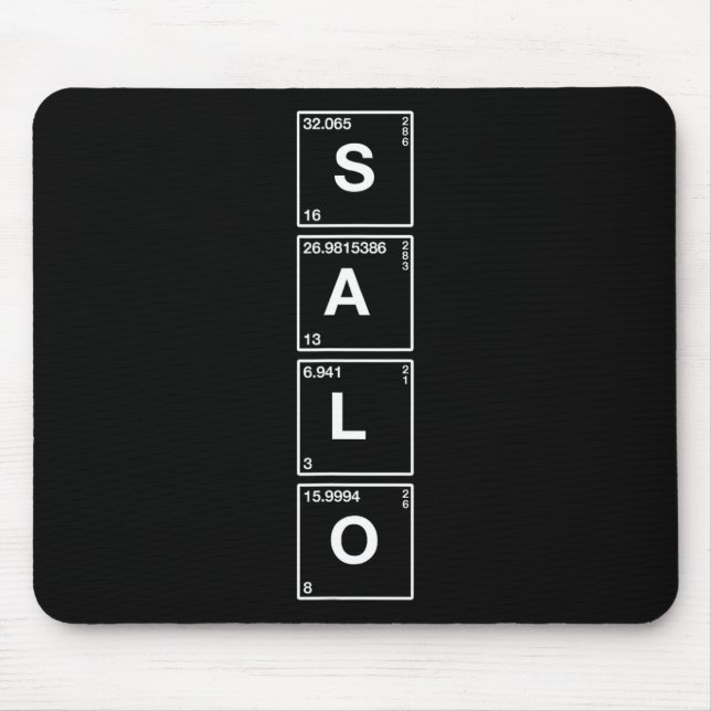 Mousepad Salo - Camiseta de comida ucraniana engraçada vint (Frente)
