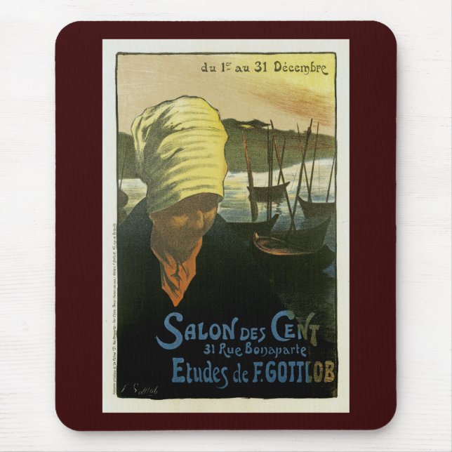 Mousepad Salon Des Cent ~ Etudes de F. Gottlob (Frente)