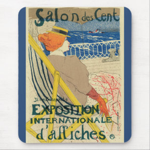 Mousepad Salon des Cents de Toulouse Lautrec, Art Nouveau