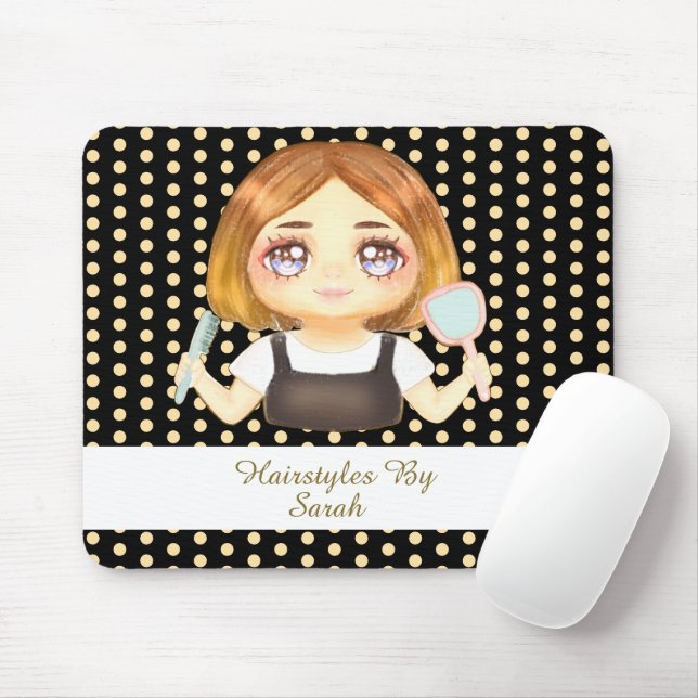 Mousepad Salon Hairstylist (Com mouse)