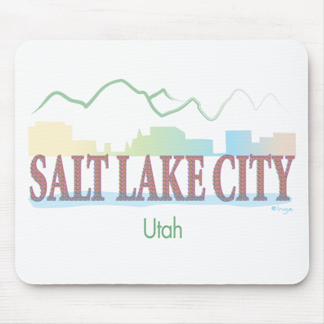 Mousepad Salt Lake City,Utah (Frente)