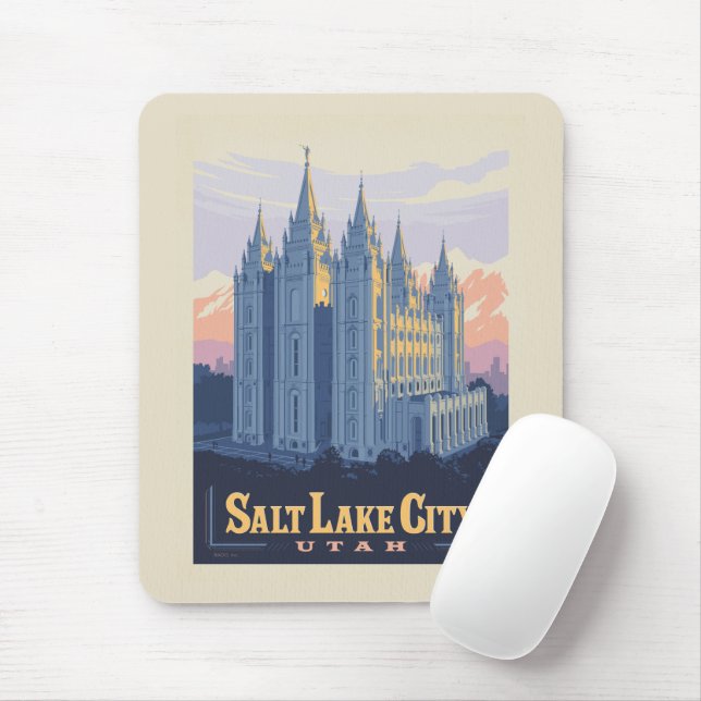 Mousepad Salt Lake Temple | Salt Lake City, Utah (Com mouse)