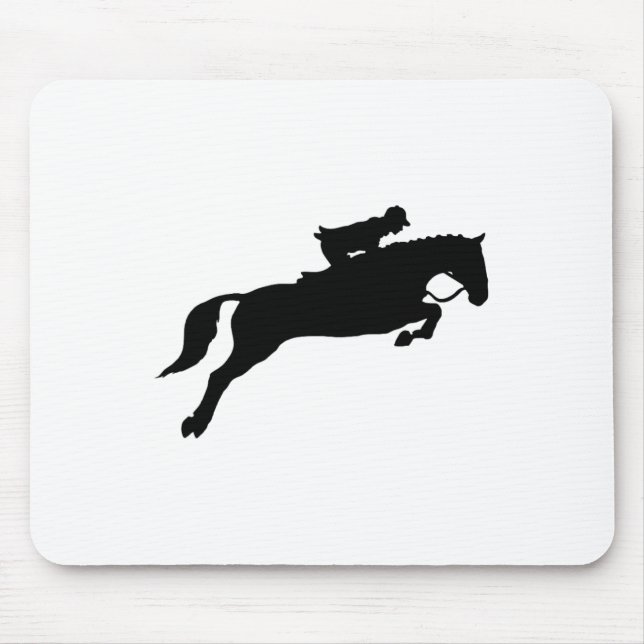 Mousepad Saltando Galopando Cavalo Corrente (Frente)