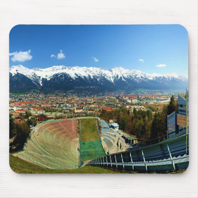 Mousepad Salto de esqui de Innsbruck (Frente)