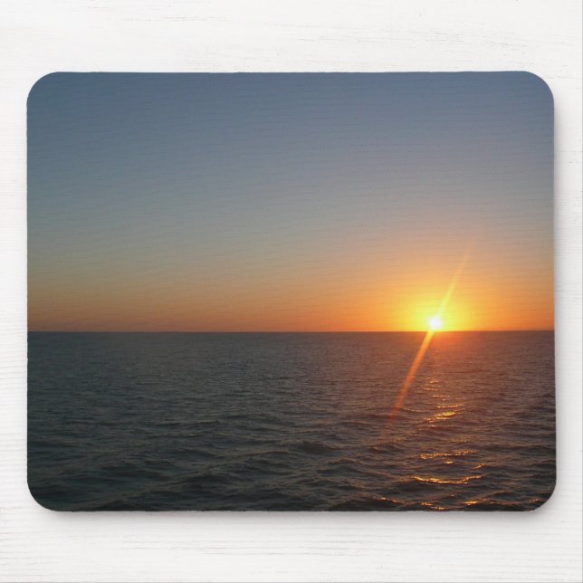 Mousepad Salto do Sol no Mar III Horizonte Oceano (Frente)