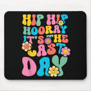 Mousepad Salto Hooray É o último dia da escola 2023 Groovy