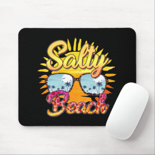 Mousepad Salty Beach Sol Tropical e Árvore Palm