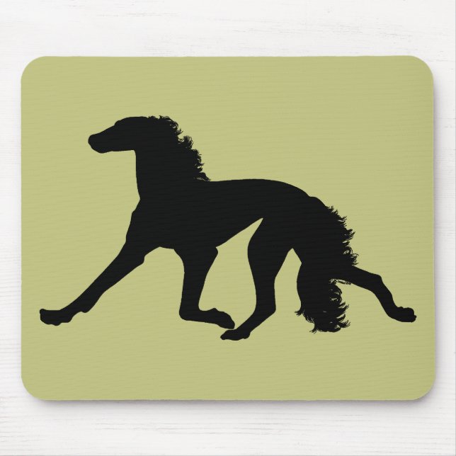 Mousepad Saluki Silhouette (Frente)