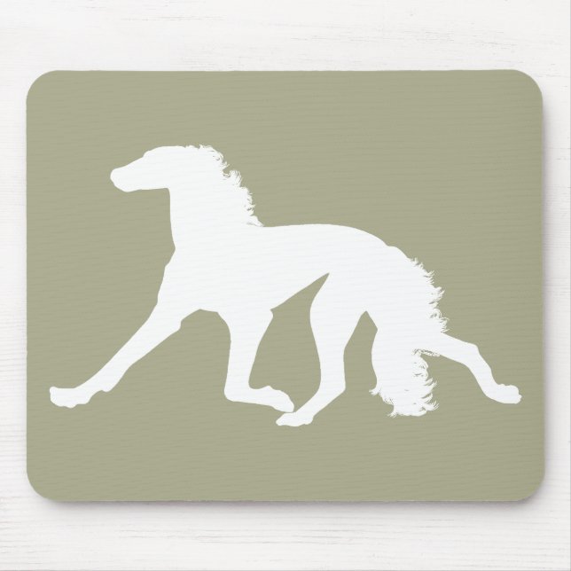 Mousepad Saluki Silhouette (Frente)