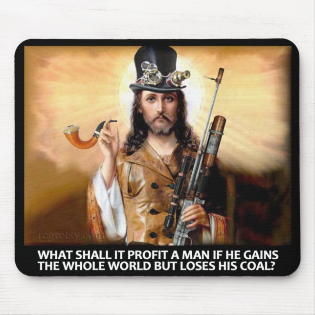 Mousepad Salvador de Steampunk (Frente)