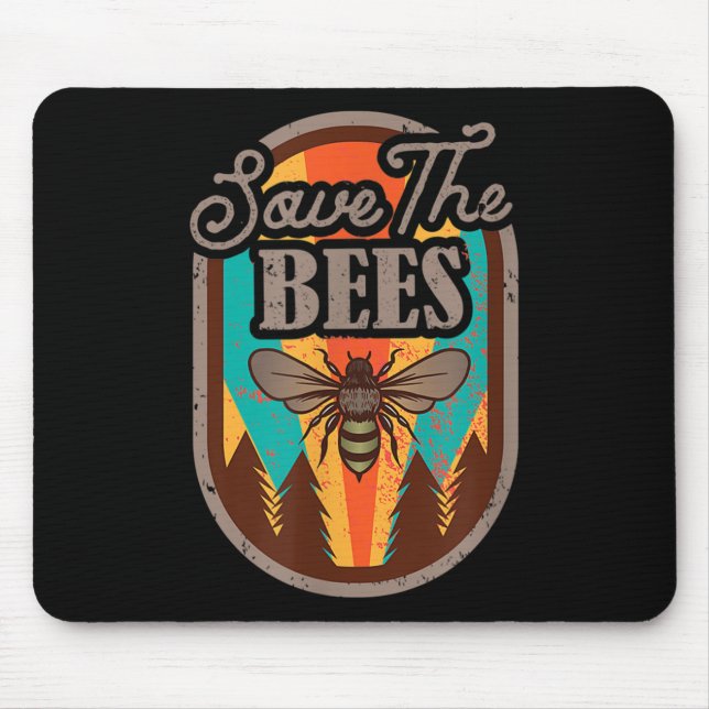 Mousepad Salvamento Da Proteção Ambiental Das Abelhas _ (Frente)