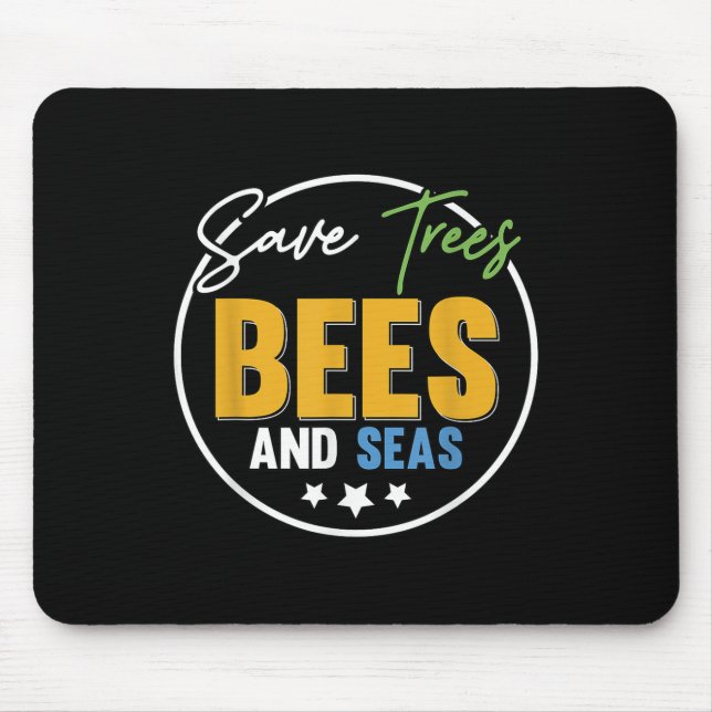 Mousepad Salvamento De Abelhas De Árvores E Proteção Ambien (Frente)